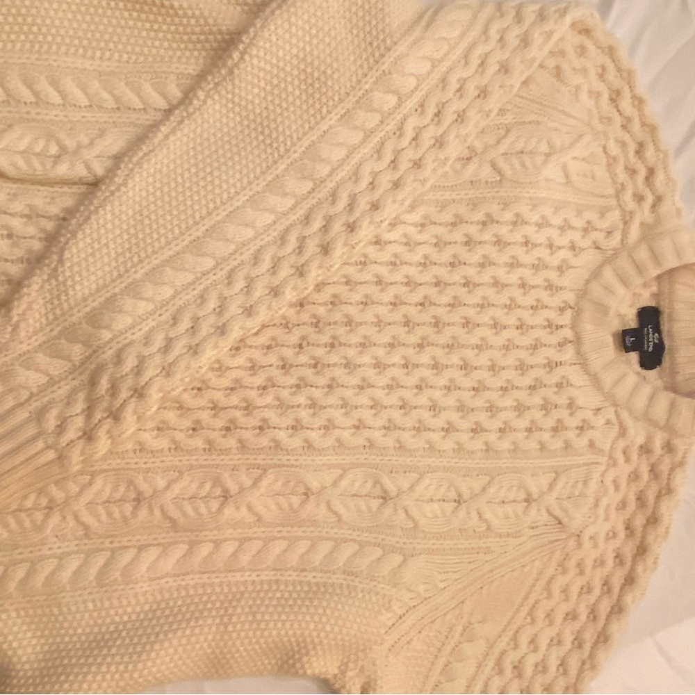 Cream Cable Knit Sweater